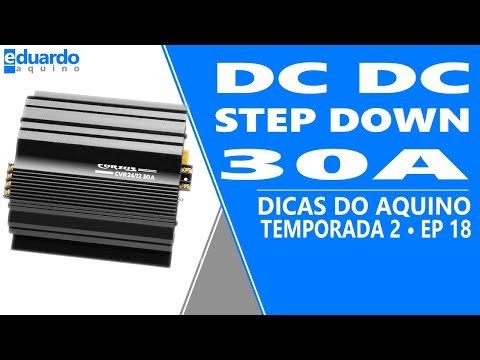 Conversor DC DC 30A 24V para 12V para Energia Solar