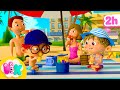 Let S Go To The Beach ️ ️ Summer Song Kids HeyKids Nursery Rhymes