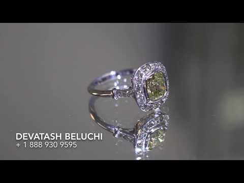 2.50 Carat Cushion Cut Delightful Diamond Engagement Wedding Ring 18k White Gold