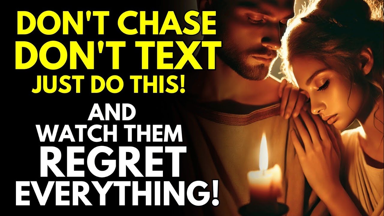 Don’t Chase, Don’t Text… Just Do THIS and Watch Them Regret Everything!  Stoicism