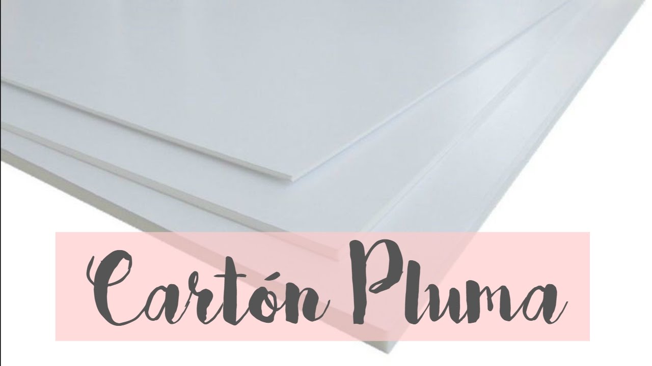 Qué es el Cartón Pluma y donde puedo conseguirlo