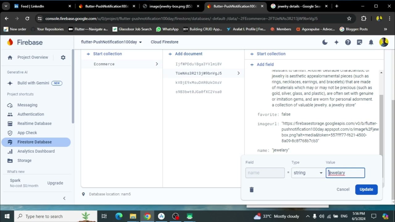Firebase E-commerce application...2024