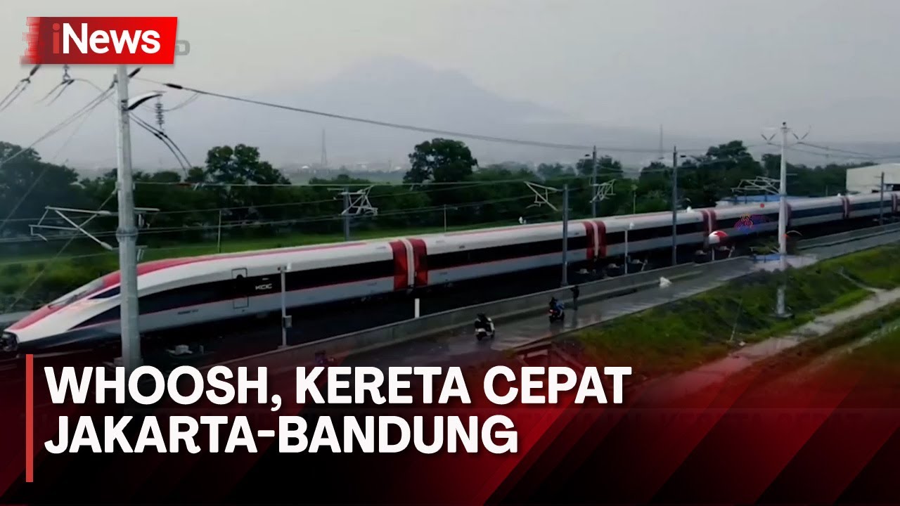 RESMI! Whoosh Jadi Nama Kereta Cepat Rute Jakarta-Bandung