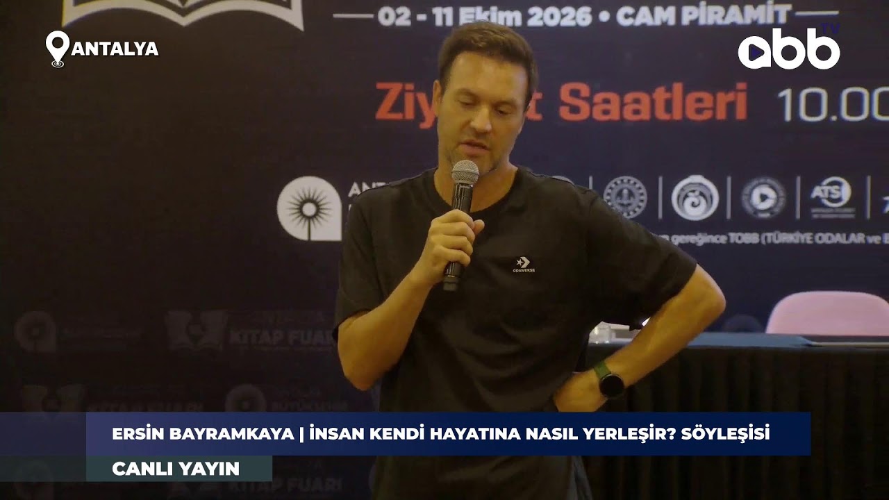 16. Antalya Kitap Fuarı Ersin Bayramkaya Söyleşisi