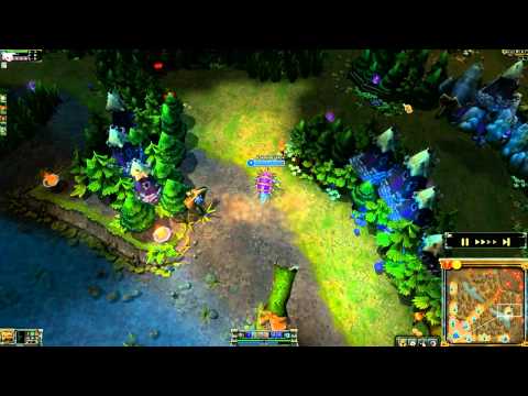 League Of Legends - Tutorial 1: How to gank at first levels. (Nabcakes)