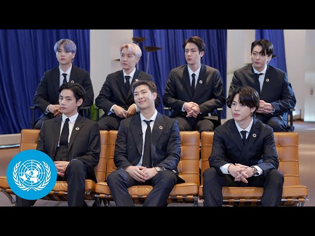BTS and South Korea's President talk UNGA76