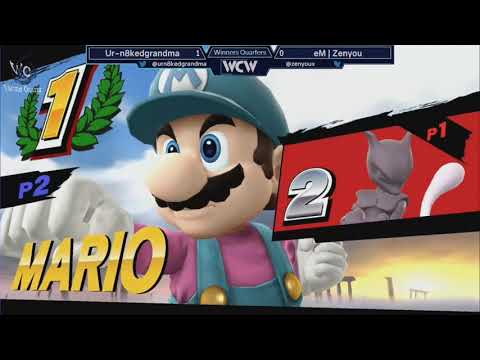 WCW 31 - eM | Zenyou (Mario) vs Ur-n8kedgrandma (Mewtwo) Winners Quarters
