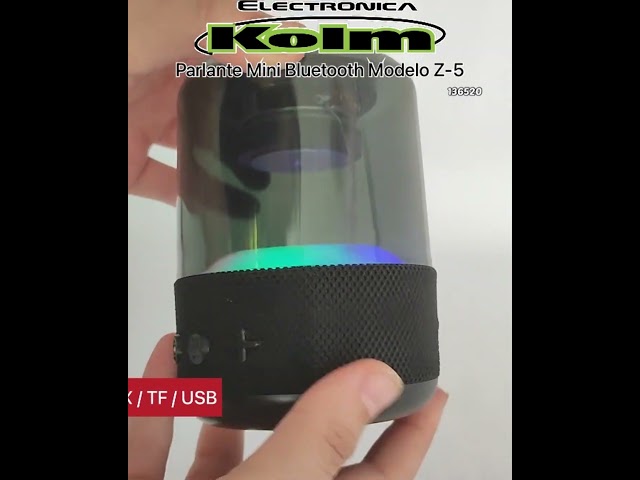 Vídeo relacionado con Altavoz Bluetooth Music Sound 80s con 80 W de Potencia, Luces RGB sincronizadas, tecnología True Wireless, hasta 4 Horas de autonomía, asa, Negro