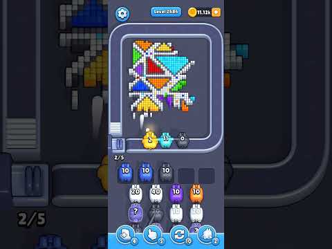 Pixel Flow Level 2686 Walkthrough