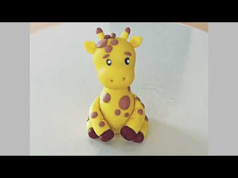 Giraffe  fondant cake| animal cake