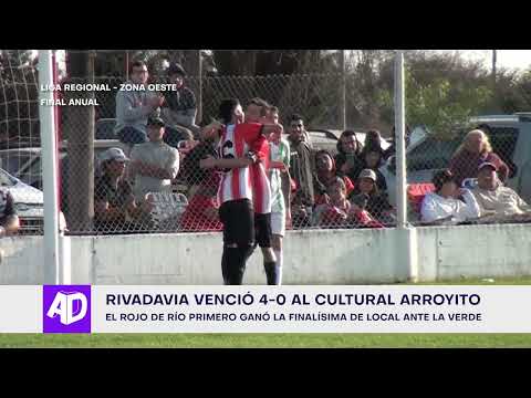 Fútbol regional: Rivadavia de Río Primero campeón anual de Zona Oeste