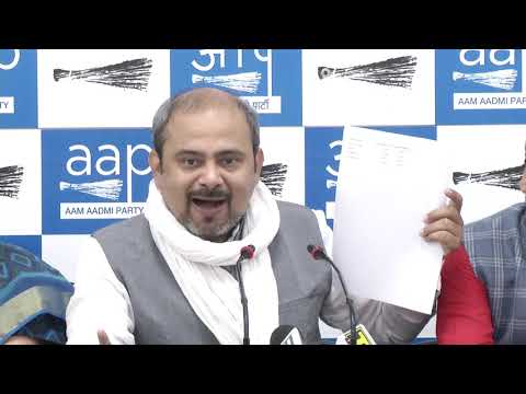 AAP Leader Dilip Pandey Briefs on Scam of Voter Deletion