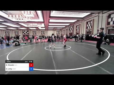 132 Lbs Consolation - Benjamin Weader, Integrity Wrestling Club Vs Elias Long, Compound York Wrest