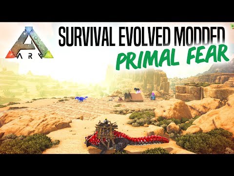FUNDAMENTET TIL BASEN! - ARK Survival Evolved Ep 9 (Primal Fear Mod Scorched Earth)