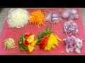 Indian Knife Skill Vegetable Cutting Technique Basic Vegetable Cutting Knife Skills
