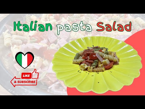 Easy Quick and Delicious Italian Pasta Salad