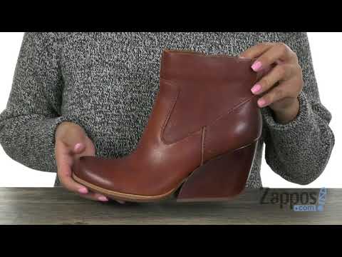 kork ease michelle wedge boots