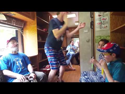 Ufaratzta! Singing a lively niggun on the Chicago mitzvah tank