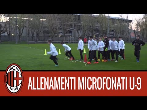 Milan Next: the micron training of the boys of the Rossoneri under-9