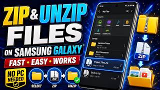How To Zip & Unzip Files On Samsung Galaxy