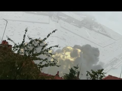 Imperial Star Destroyer Crash (FumeFX and After Effects Element 3D)