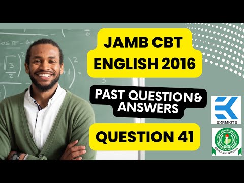 JAMB CBT English 2016 Question 41(Answers)