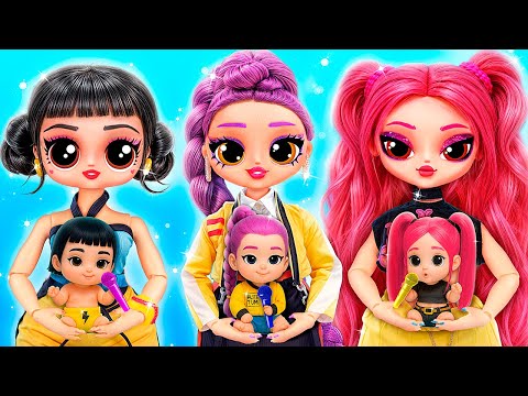 K-pop Style Dolls DIYs Inspired by Demon Hunters!