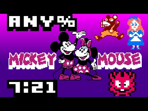 7:21 | Any% | Mickey Mousecapade [Current Record]