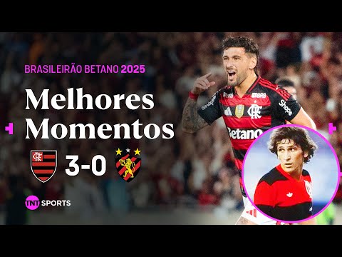 BRUNO HENRIQUE MARCA DOIS E ARRASCAETA METE GOL À LA ZICO! FLAMENGO 3X0 SPORT | MELHORES MOMENTOS