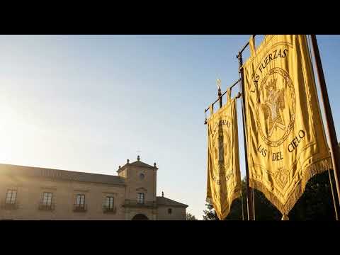 Milei exhibe los estandartes romanos