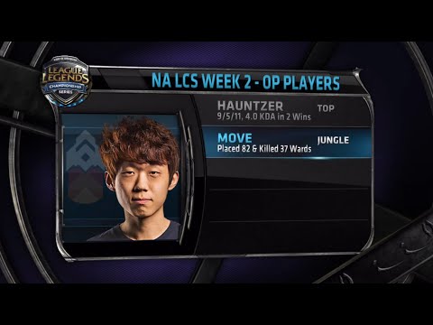 S5 NA LCS Summer 2015 Week 2 Results + overall MVP and 5 OP Players announcement!