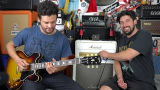 Video thumbnail for Review Gibson 1964 ES-335 Reissue Vintage Burst by Guitar Express