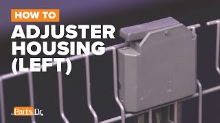 Replacing Adjuster Housing (Left) part # WPW10588164 on your Whirlpool Dishwasher
