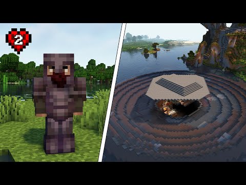 INSANE Minecraft Farm Build! Witch & Gold Farm | Hardcore Ep #2