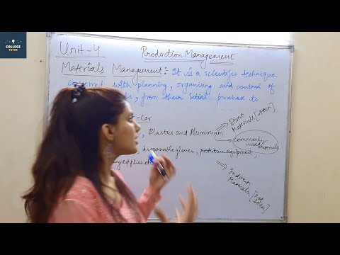 Materials Management and its Importance | Production Management | Class 9
