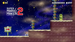 [マリオメーカー2] 風の中のカキボータワー (Goombrat & Wind - [Super Mario Maker2])