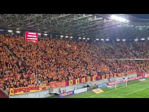 Doping kibiców na meczu Jagiellonia Białystok - Dinamo City | 21.08.2025