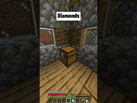 EPIC Minecraft Diamond Village Find! #shorts