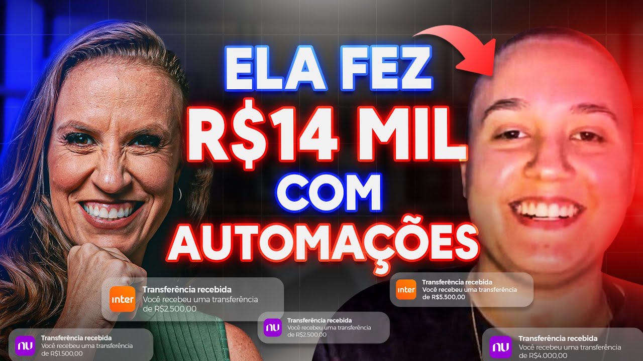 Ela largou  CLT e fez R$14 MIL com Automações Simples