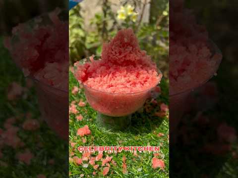 Viral Watermelon ice 🍧 #shorts #watermelon #viralrecipe #celebritykitchen