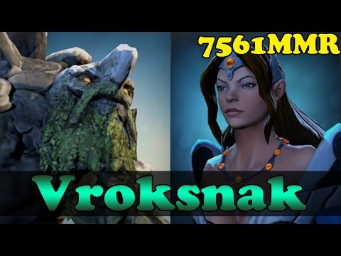 Dota 2 - Vroksnak 7561 MMR Plays Tiny And Mirana  - Ranked Match Gameplay!