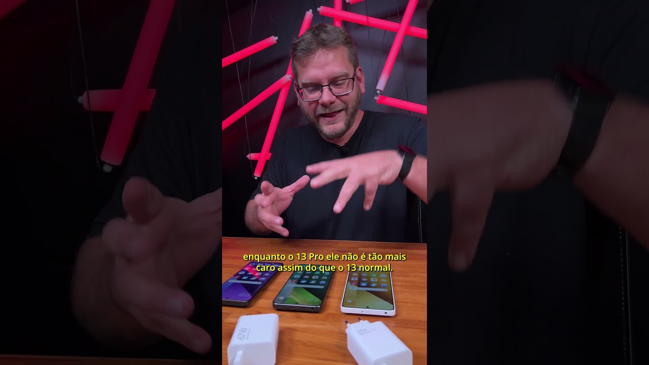 COMPARATIVO REDMI 13, 13 PRO E 13 PRO PLUS #Shorts