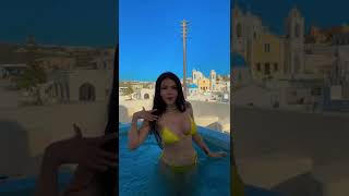 Hot Tiktok Thot in Yellow Bikini