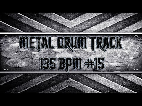Mudvayne Style Metal Drum Track 135 BPM (HQ,HD)