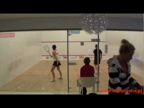 MySquash,15-16.10.2011,kat.A-Zuza Sobierajewicz vs Paulina Krzywicka