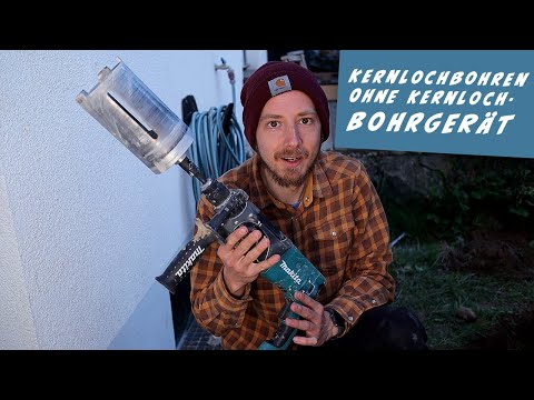Es hätte so schön sein können, Kernlochbohren mit der Schlagbohrmaschine