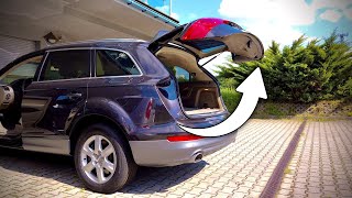 Audi Q7 power tailgate adjustment of max height