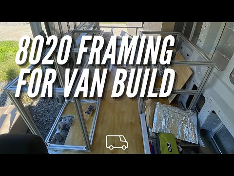 8020 Framing for Van Conversion & Murphy Bed Adjustments