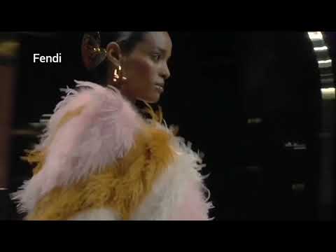 Malika Louback for Fendi SS 2022 and Fendi x Versace FENDACE Milan Fashion Week september 2021