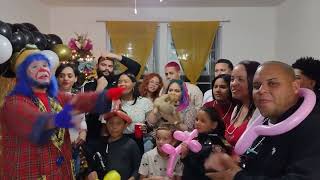 Payaso Pikorete Celebrando la Fiesta de Navidad de Joshuann y Yuisa en Orlando Fl Review Testimonio